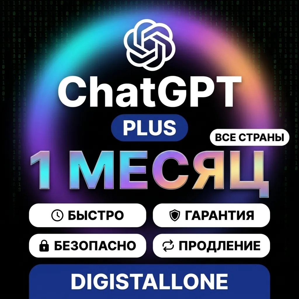 ChatGPT Plus | 1 месяц | Новый приватный аккаунт | Полный доступ