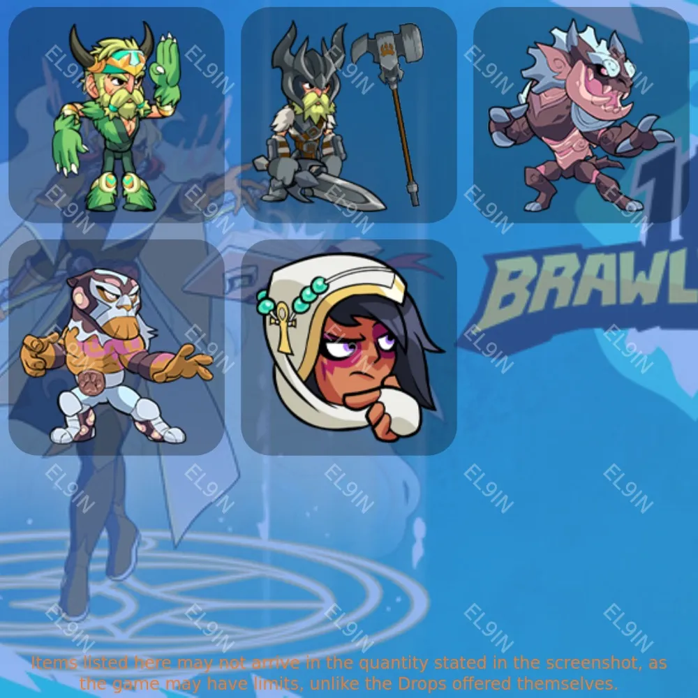 🎲Brawlhalla🌟Twitch Drops🏆5 items + 🎁