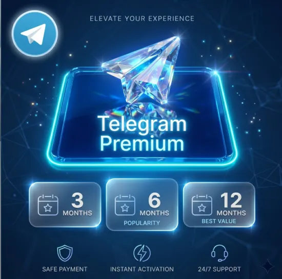 Telegram Premium 3/6/12 Months, Fast Delivery