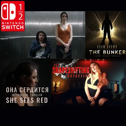 Сборник ИНТЕРАКТИВНЫЕ ФИЛЬМЫ (5 игр) | Nintendo Switch 1/2