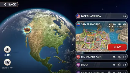 Ticket to Ride - San Francisco City Expansion DLC Steam КЛЮЧ
