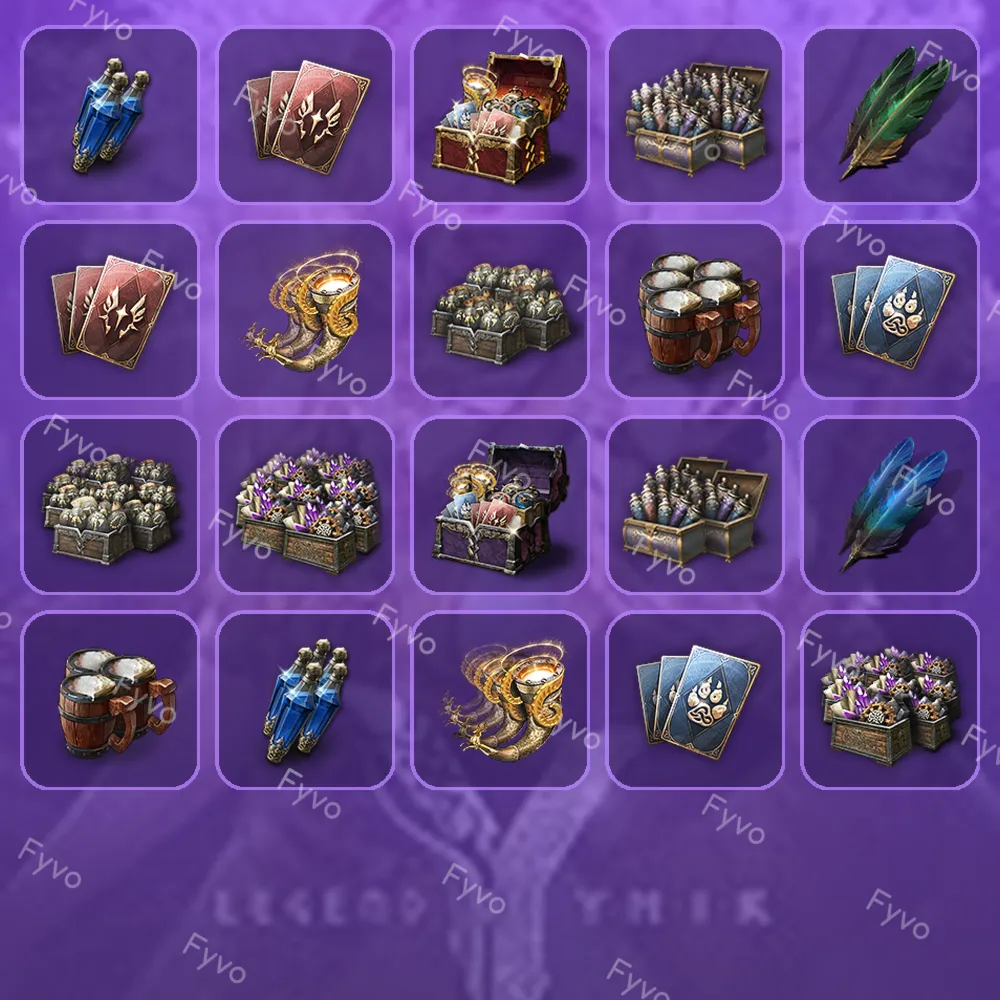 Legend of YMIR Твич Дропс 20 Предметов Twitch Drops