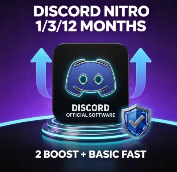 DISCORD NITRO 1/3/12 МЕСЯЦЕВ 2 Ускорения + Базовый быстрый режим
