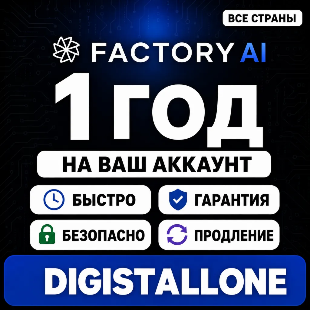 Factory AI Pro | 1 год | Активация на ваш аккаунт | Полный доступ