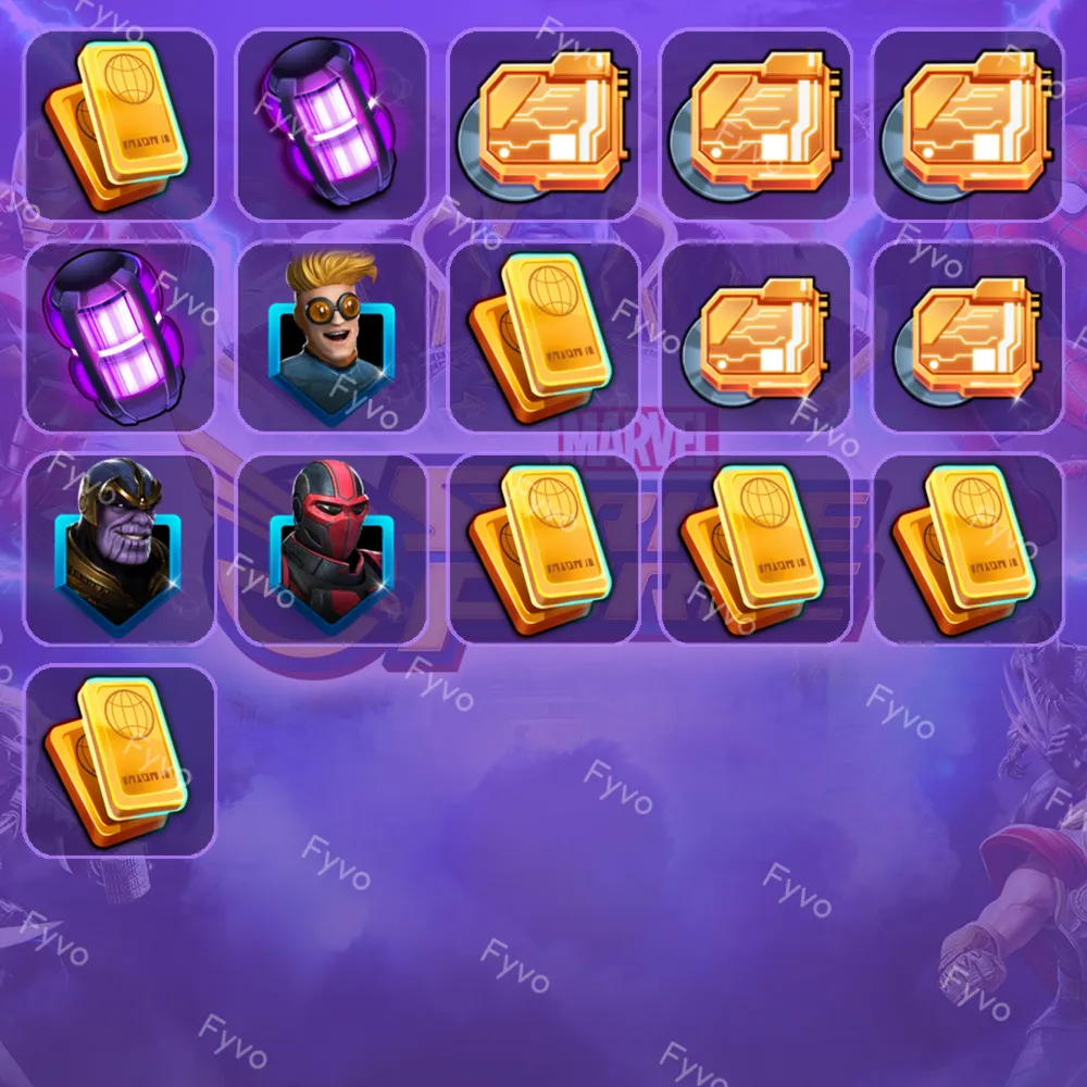 Marvel Strike Force Твич Дропс 16 Предметов Twitch Drops