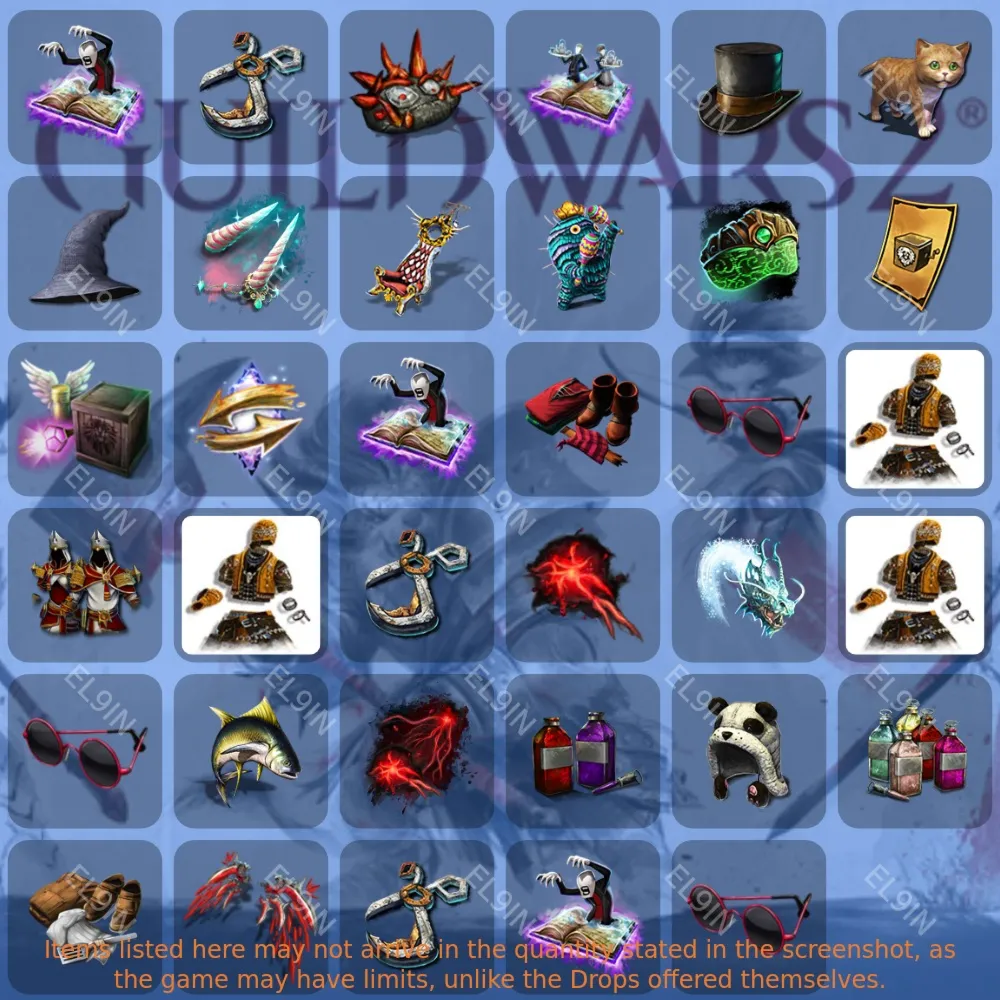 🌈Guild Wars 2🎮Twitch Drops⭐35 items + 🎁