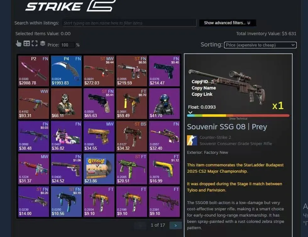 ✅CS2 + SKINS⭐INVENTORY FROM 50 000 RUBLES (600$)⭐FACEIT &amp; PREMIER | FIRST MAIL