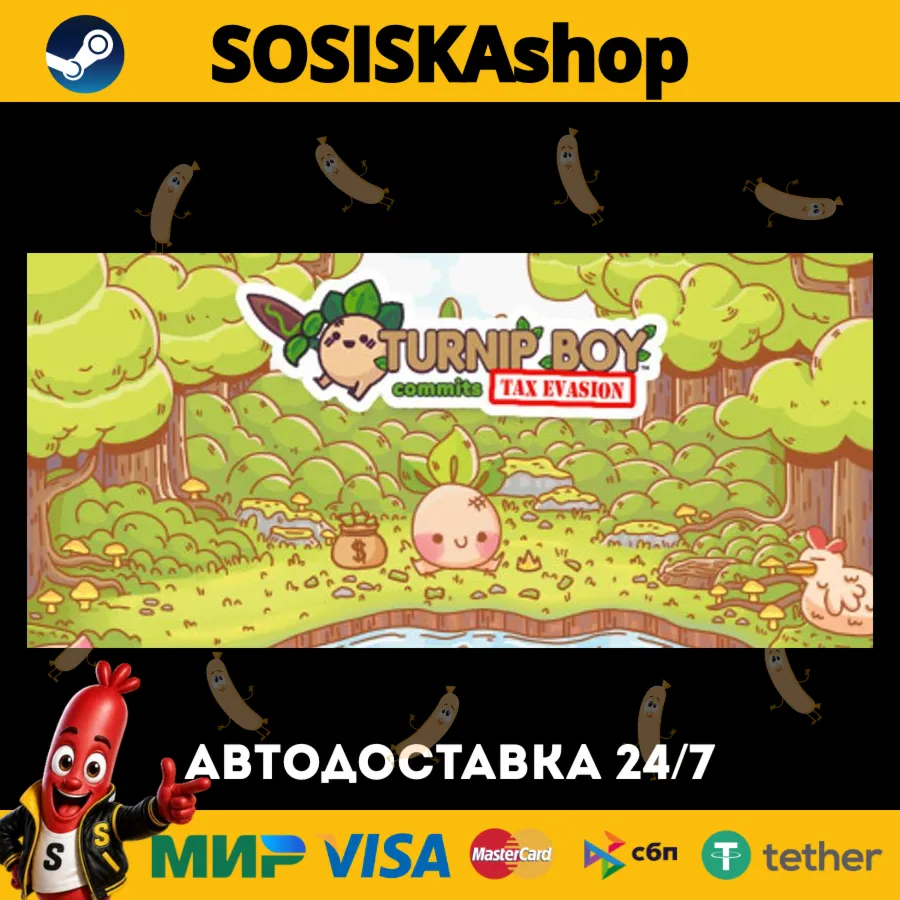 Turnip Boy Commits Tax Evasion + ВЫБОР РЕГИОНА STEAM