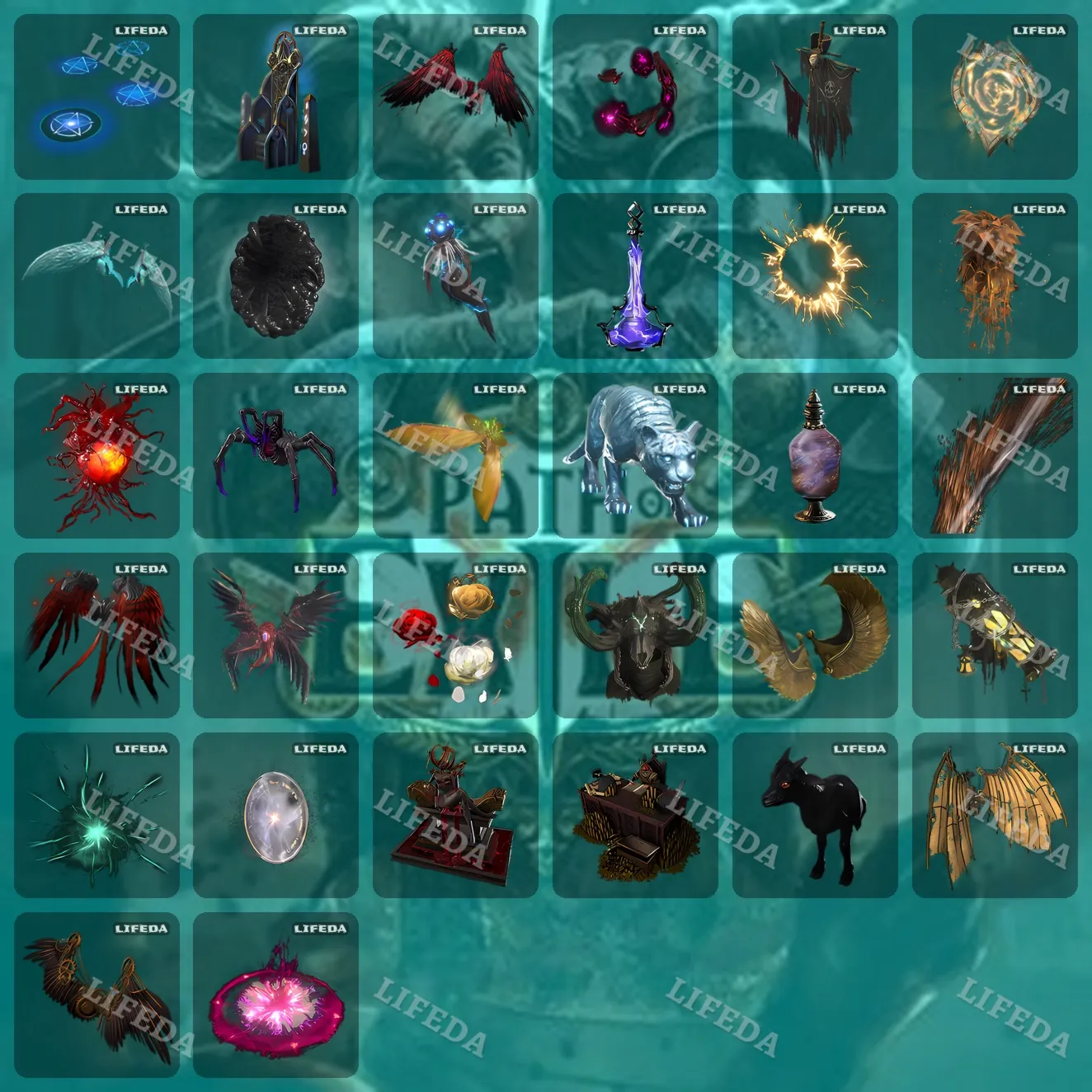 Path of Exile (POE) ⚔️【TWITCH DROPS】💰32+ REWARDS•SKINS•ITEMS•WINGS
