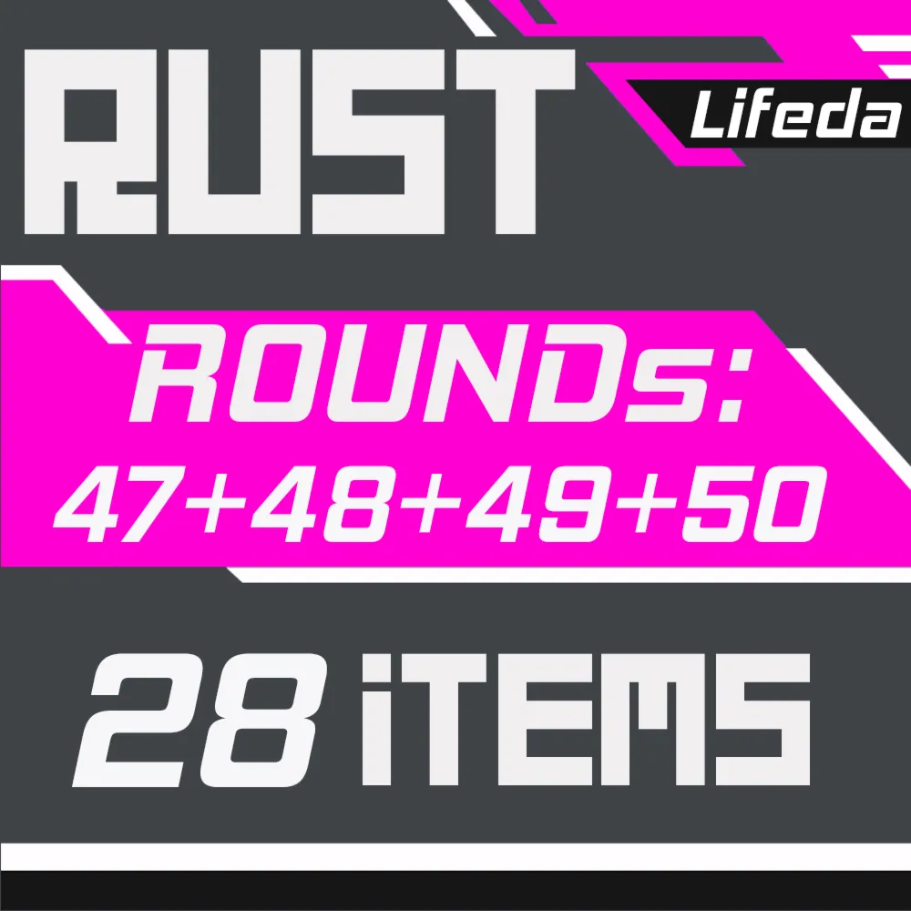 RUST ⚙️【TWITCH DROPS】⚙️Round 47+48+49+50 • 28+ REWARDS • SKINS • ITEMS