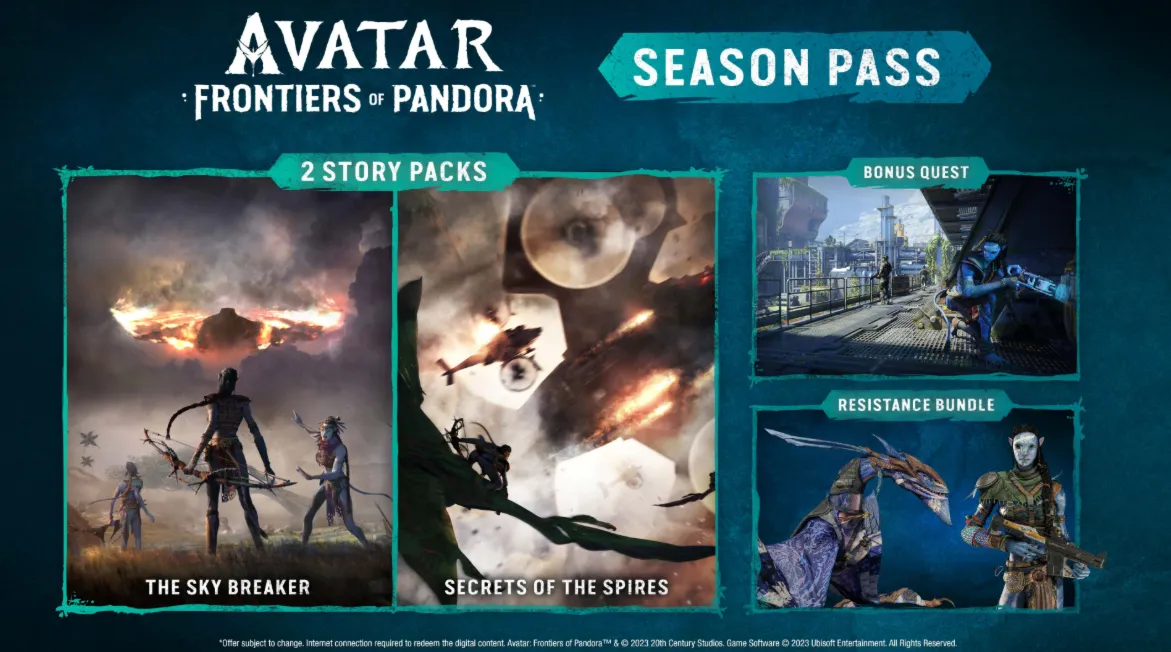 Avatar: Frontiers of Pandora Season Pass DLC  Xbox KEY
