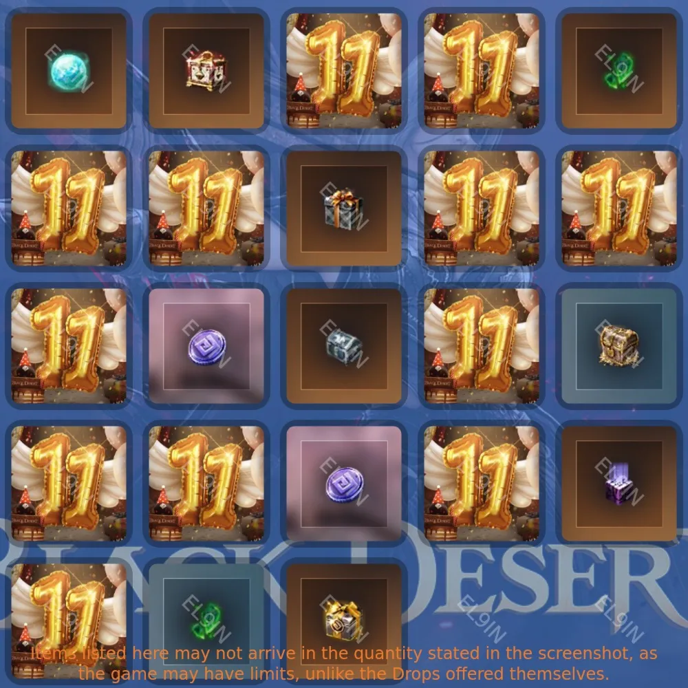 🎲Black Desert🏅Twitch Drops🎈24 items + 🎁