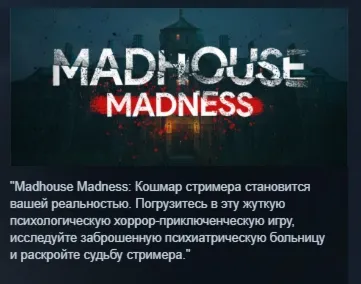 Madhouse Madness: Streamer's Fate АВТОДОСТАВКА STEAM РОССИЯ