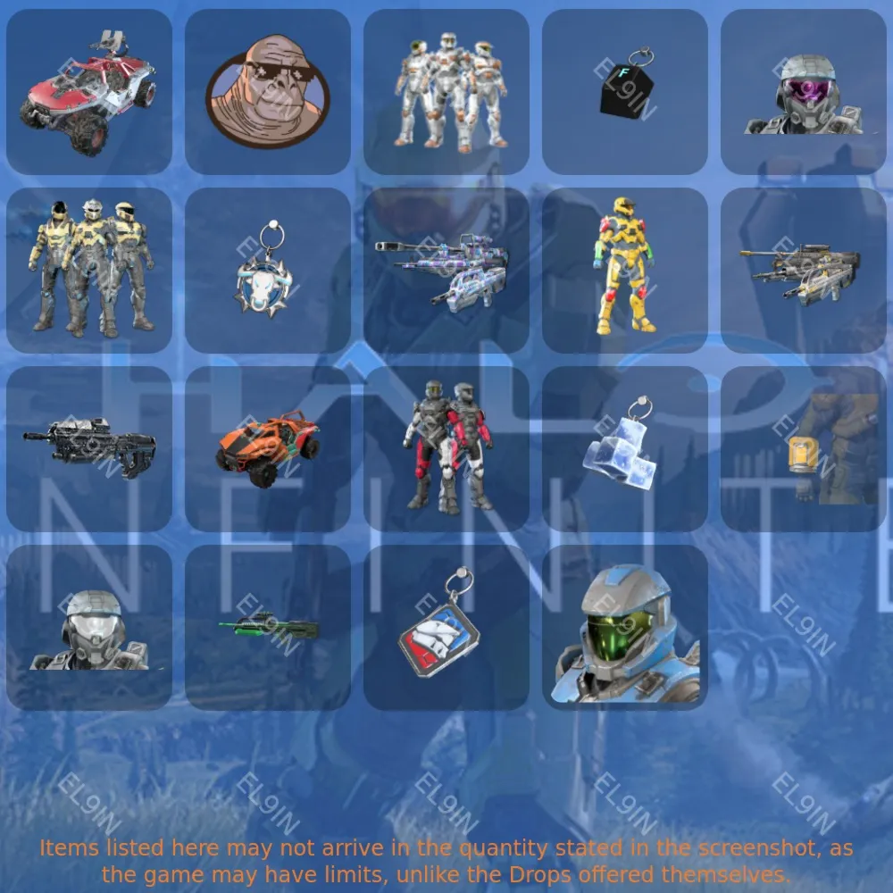 ?Halo Infinite?Твич Дропсы?15 предметов + ?