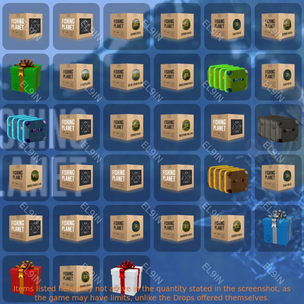🚀Fishing Planet🌌Твич Дропсы💎33 предметов + 🎁