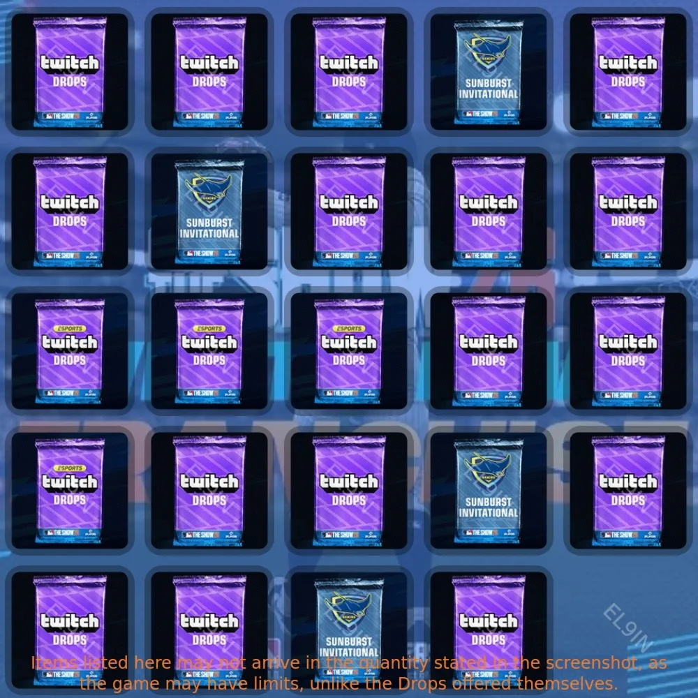 📈MLB The Show 26⚜️Twitch Drops🌈24 items + 🎁