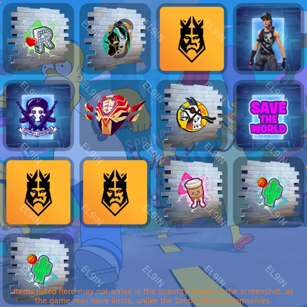 💥Fortnite✨Twitch Drops🧨13 items + 🎁