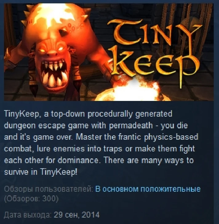 TinyKeep STEAM KEY REGION FREE GLOBAL