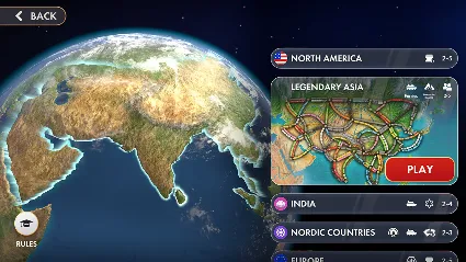 Ticket to Ride: Legendary Asia Expansion DLC - STEAM