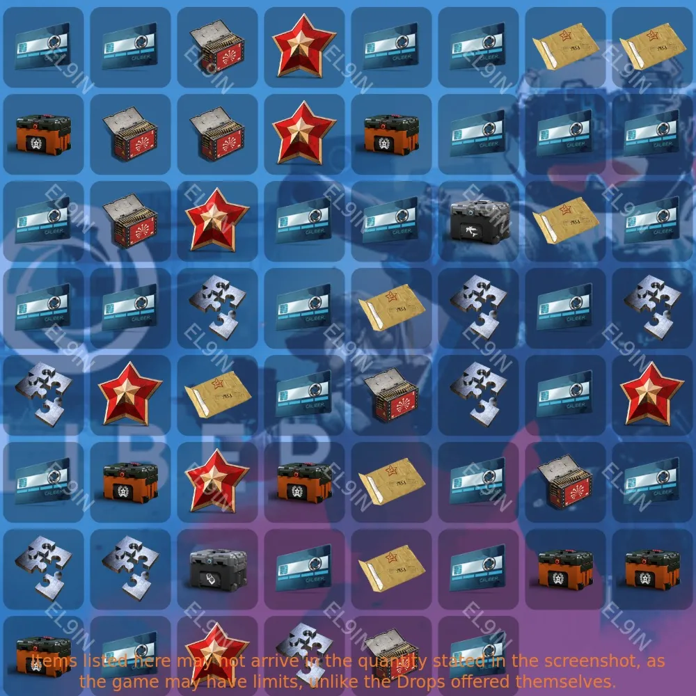 🥇Caliber🎯Twitch Drops✅62 items + 🎁