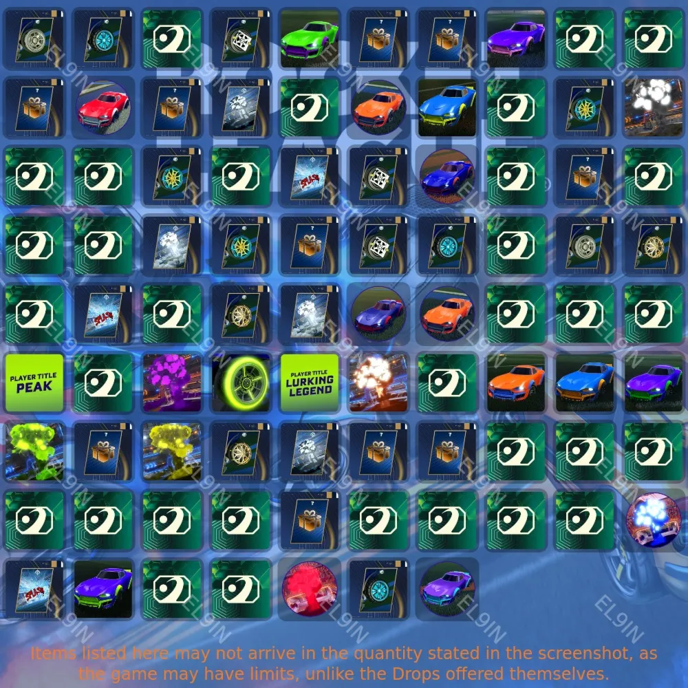 💡Rocket League💡Твич Дропсы💥87 предметов + 🎁