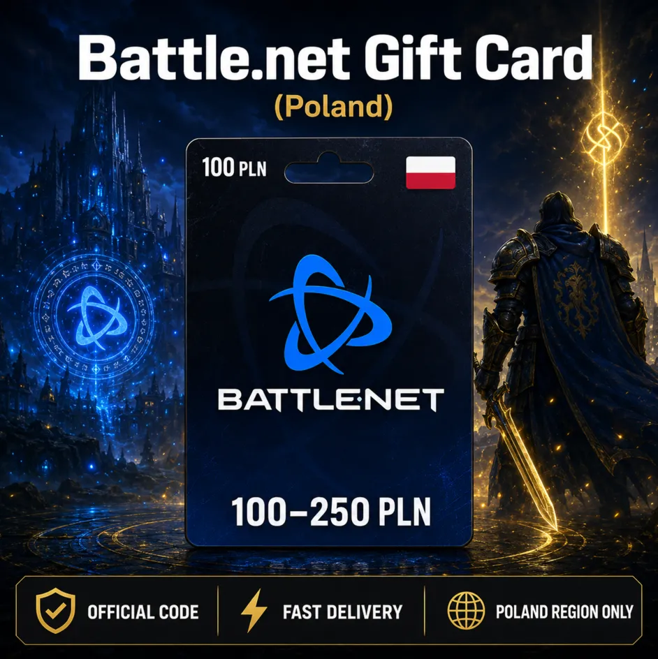 Battle.net Gift Card (Польша) 100–250 PLN | Код пополнения