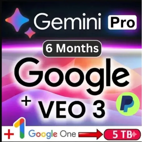 ✅ Gemini AI Pro + Google One (5TB) – 6 Months Access on Your Gmail