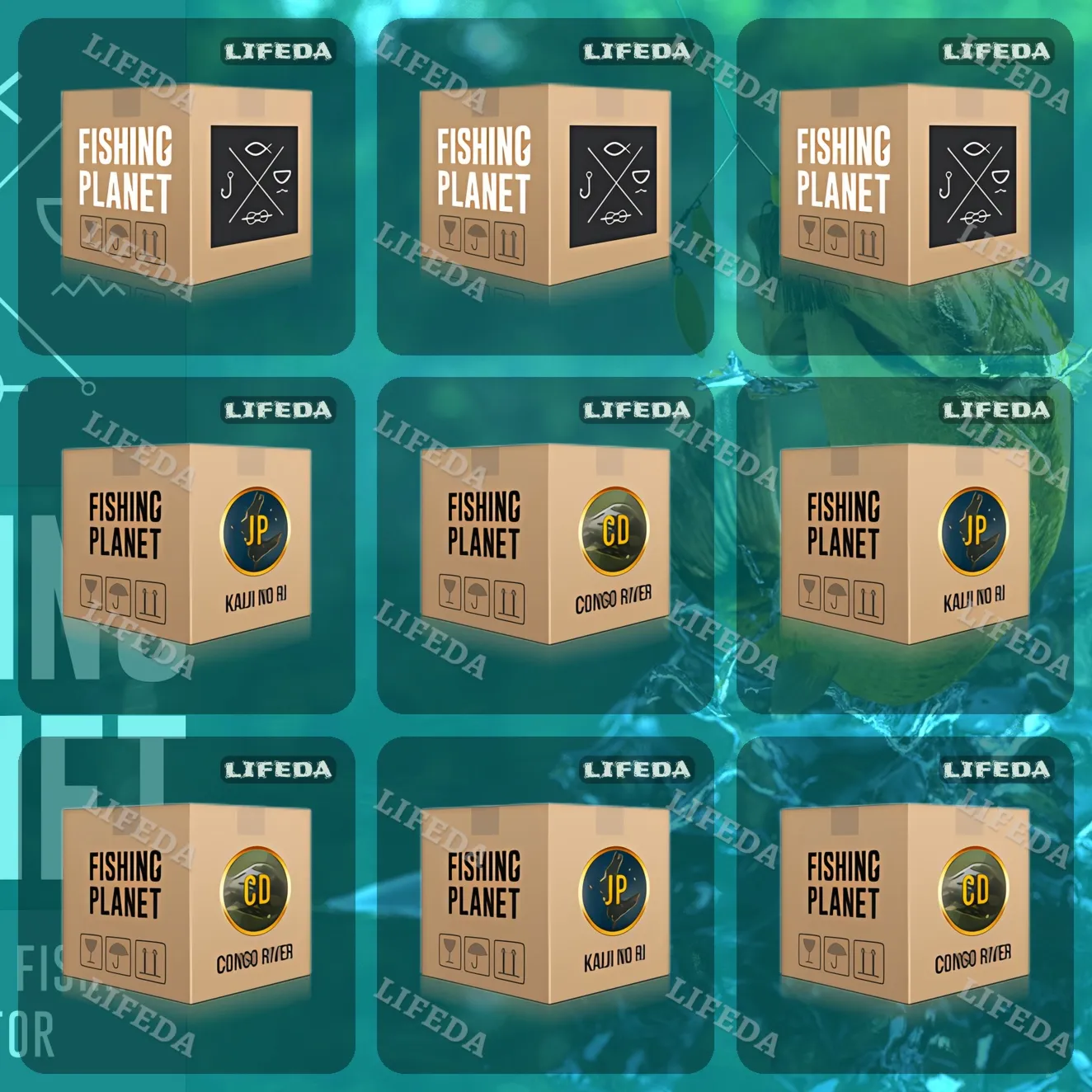 Fishing Planet 🎣【TWITCH DROPS】🐟9+ REWARDS • SKINS • ITEMS