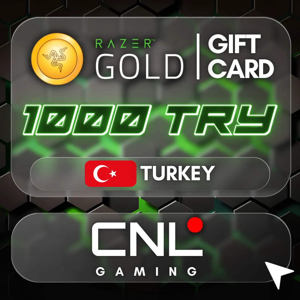 24/7 АВТО | RazerGold 1000 TRY (подарочная карта)