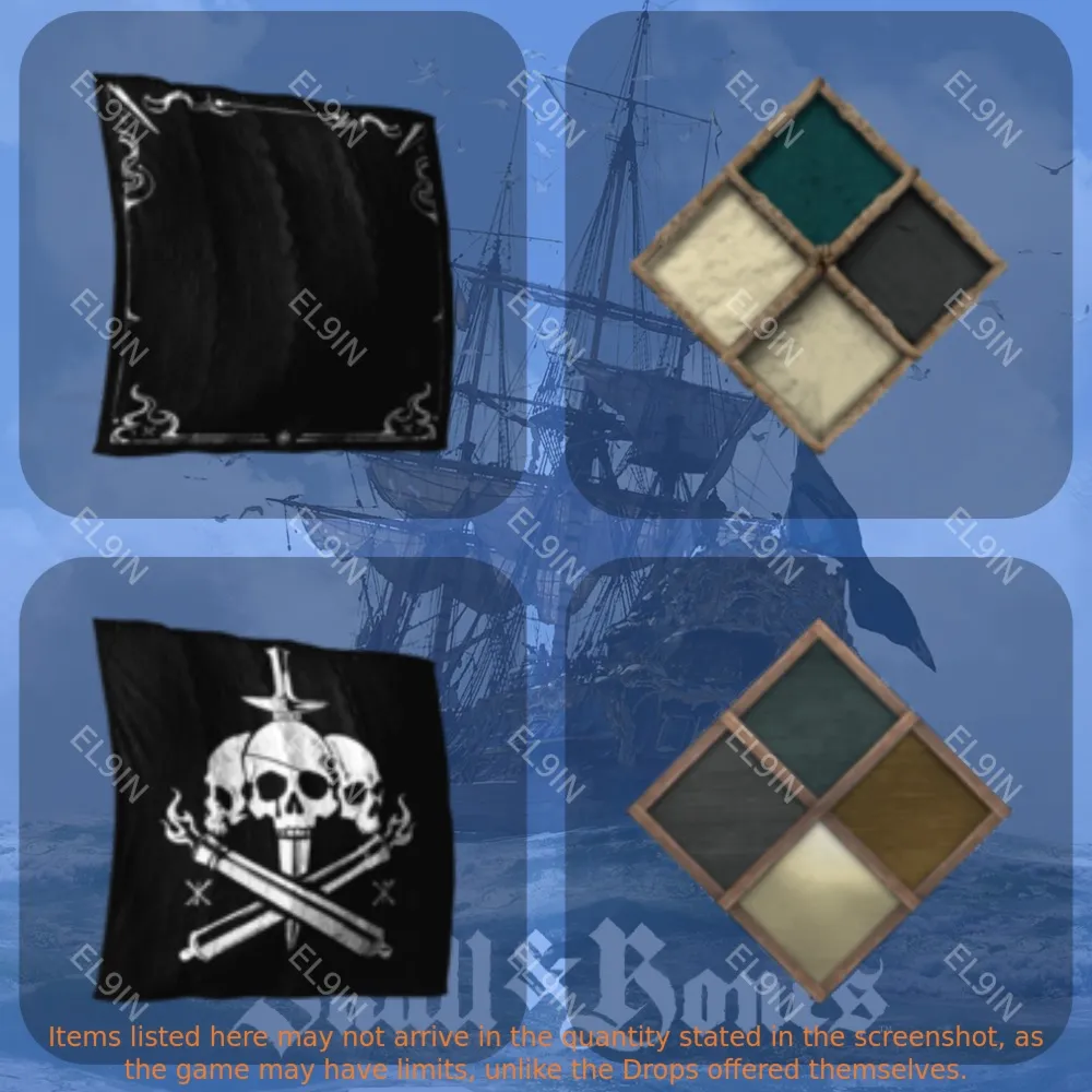 🎉Skull and Bones⭐Твич Дропсы🌈4 предметов + 🎁