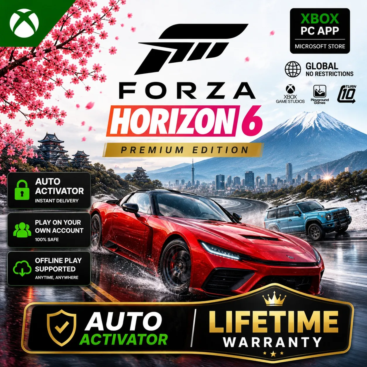 Forza Horizon 6 | XBOX PC APP| Авто-Активатор | Мгновенная доставка 24/7 | Глобальный