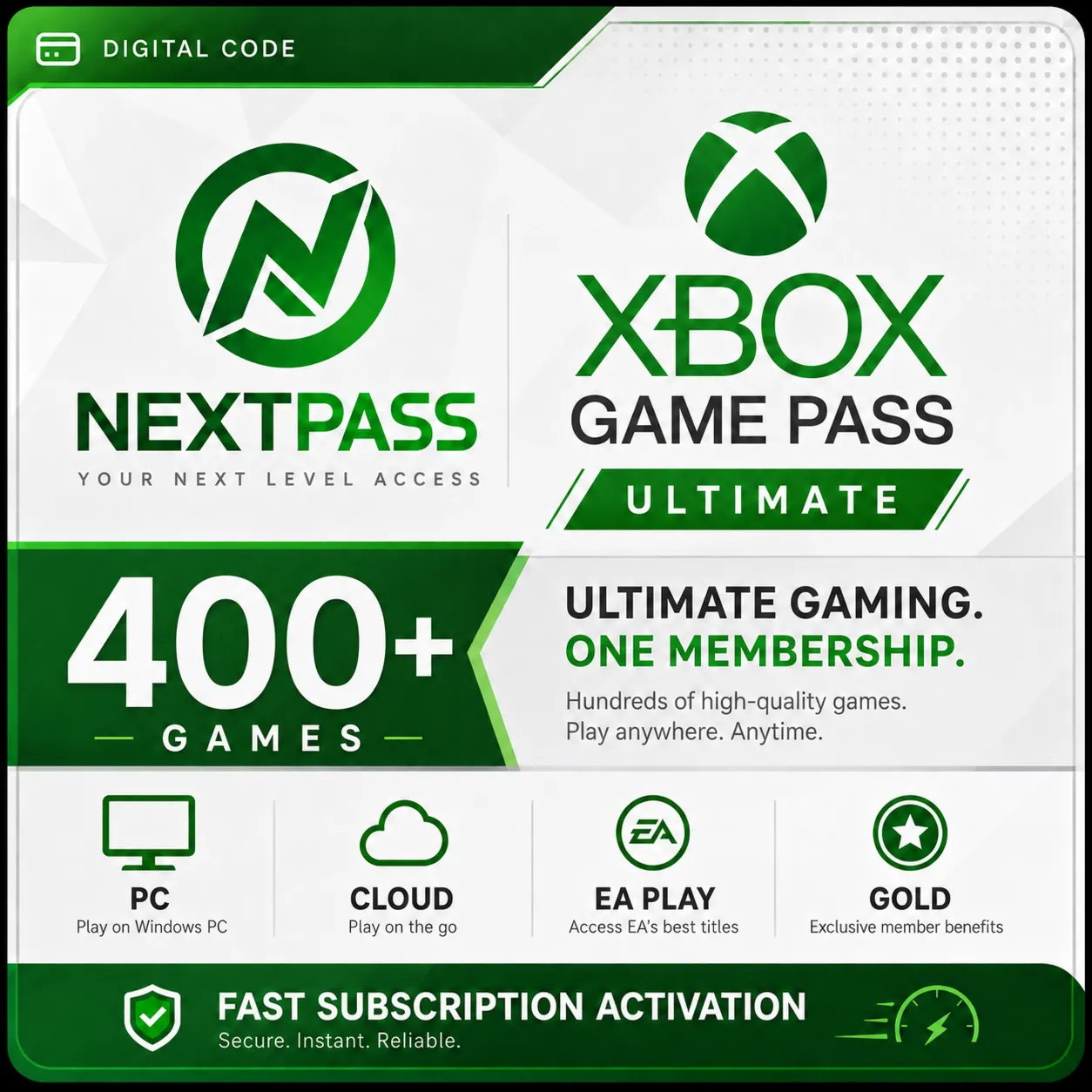 Game Pass Ultimate для PC — [1/3/6/12 мес] | БЫСТРАЯ АКТИВАЦИЯ