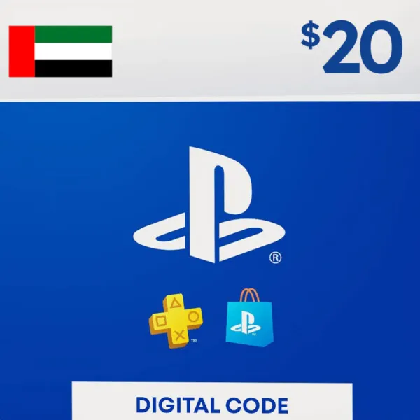 PlayStation Network Card PSN 20 USD (UAE) (PlayStation/AE)