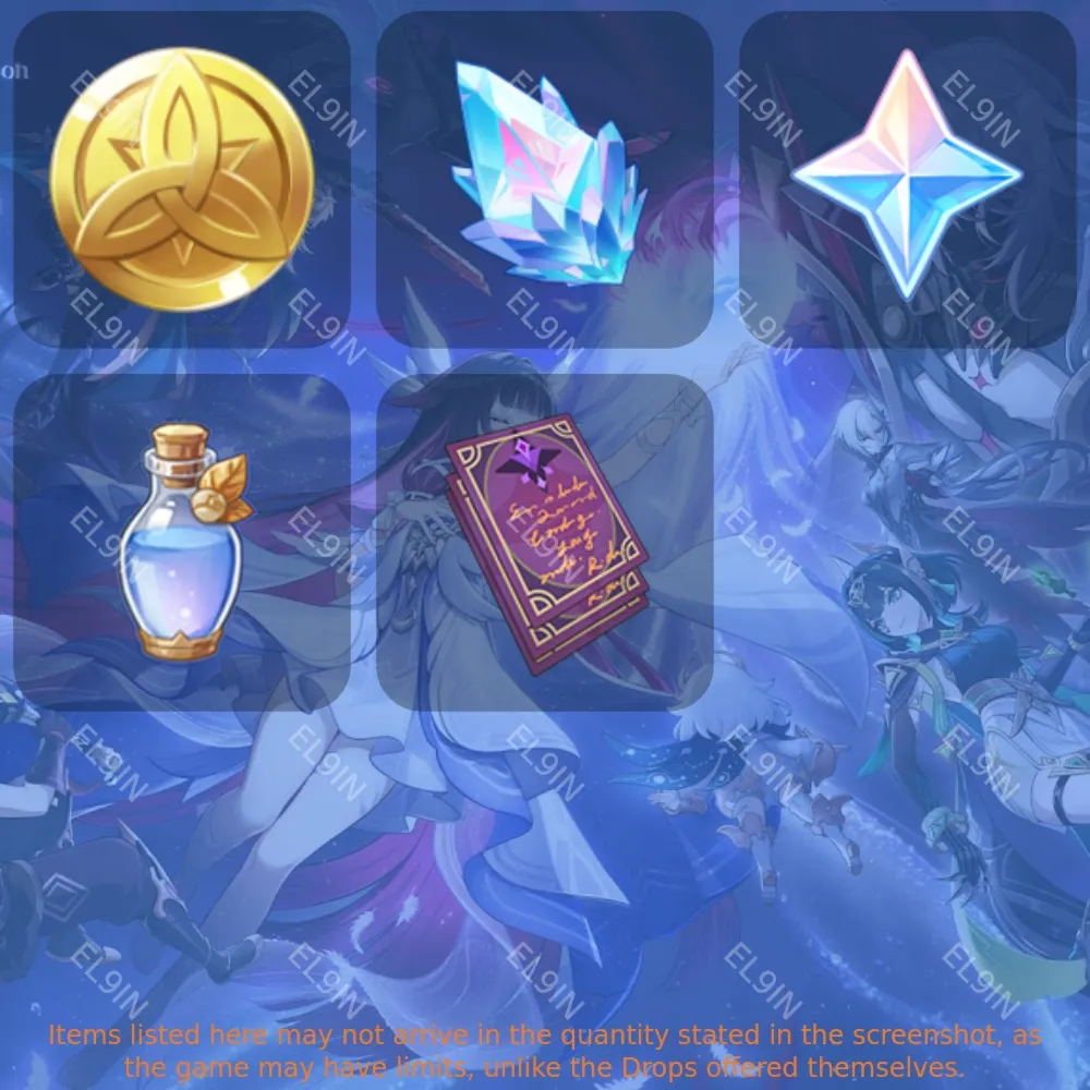 🎁Genshin Impact🎖️Твич Дропсы✅5 предметов + 🎁