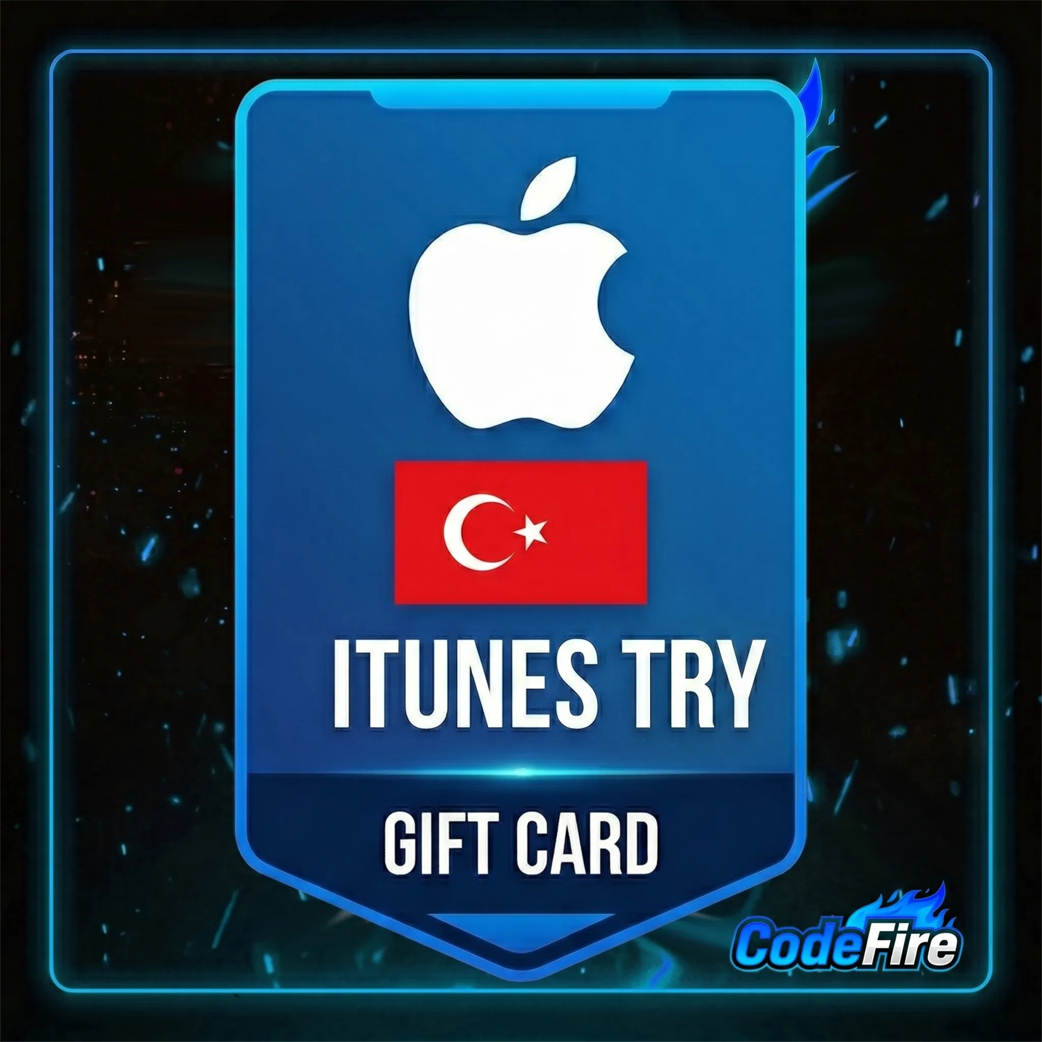 Подарочная карта Apple iTunes 100-2000 турецких лир (Турция)