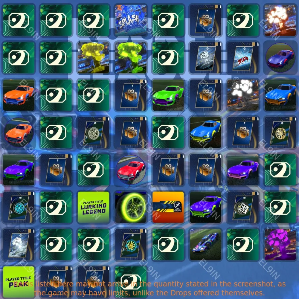 Rocket LeagueТвич Дропсы60 предметов + 