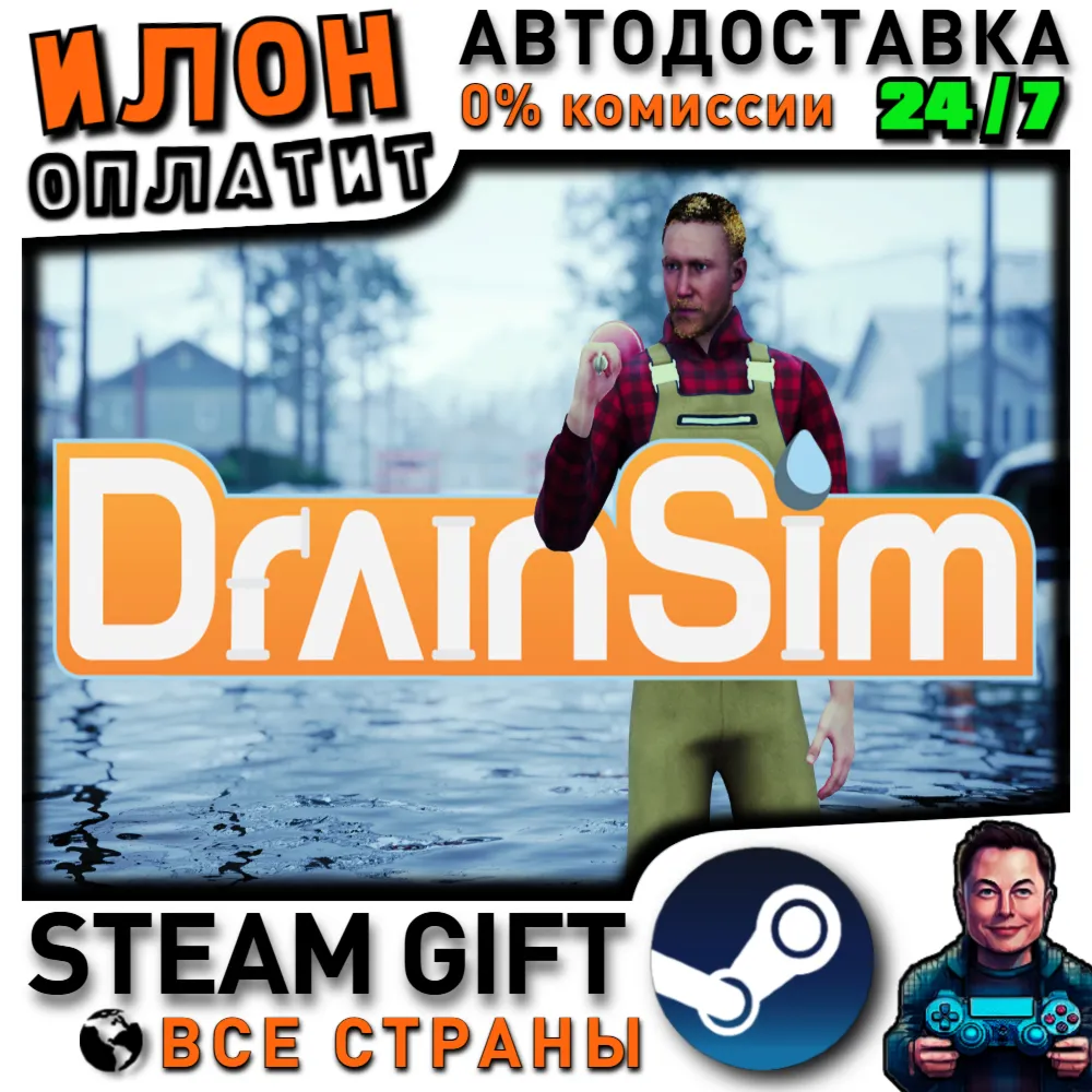 DrainSim · Steam РОССИЯ и ВСЕ СТРАНЫ