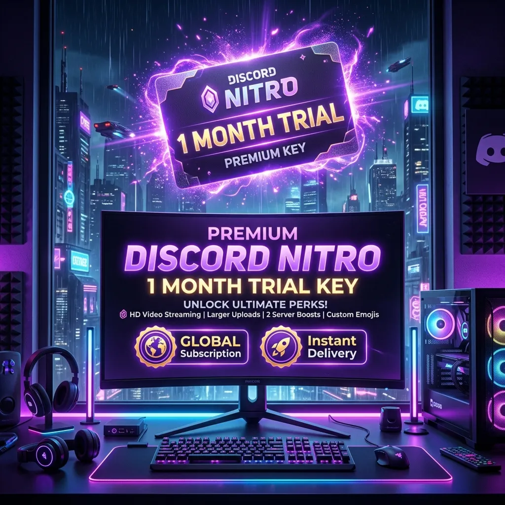 Discord Nitro 1 месяц (TRIAL) | GLOBAL подписка | Мгновенная доставка