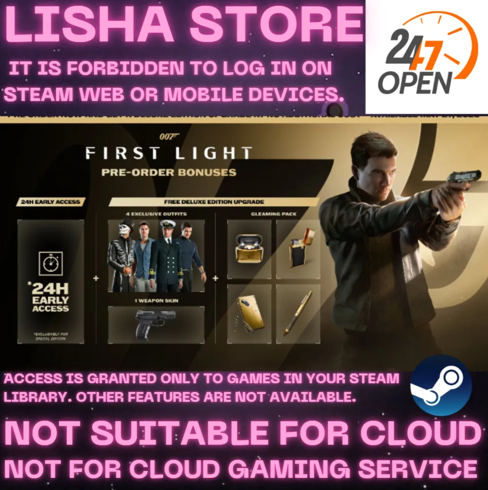 007 First Light Deluxe Edition Стим Оффлайн На 90 дней