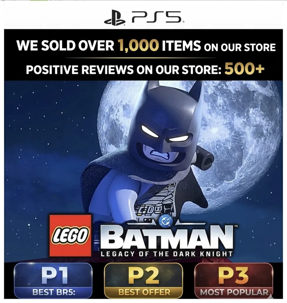 Lego Batman: Legacy of the Dark Knight PS5 | SHARED ONLINE | OFFLINE 30Days | RENT