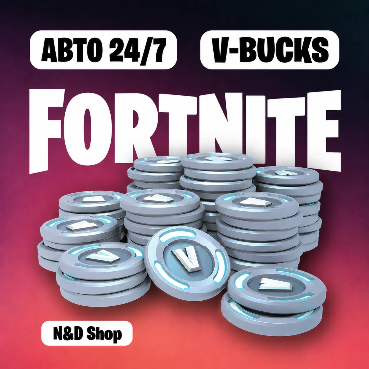 24/7 АВТО | V-Bucks 50 – 100 000 | БЕЗ ПАРОЛЯ | EPIC/PSN/XBOX 🌍