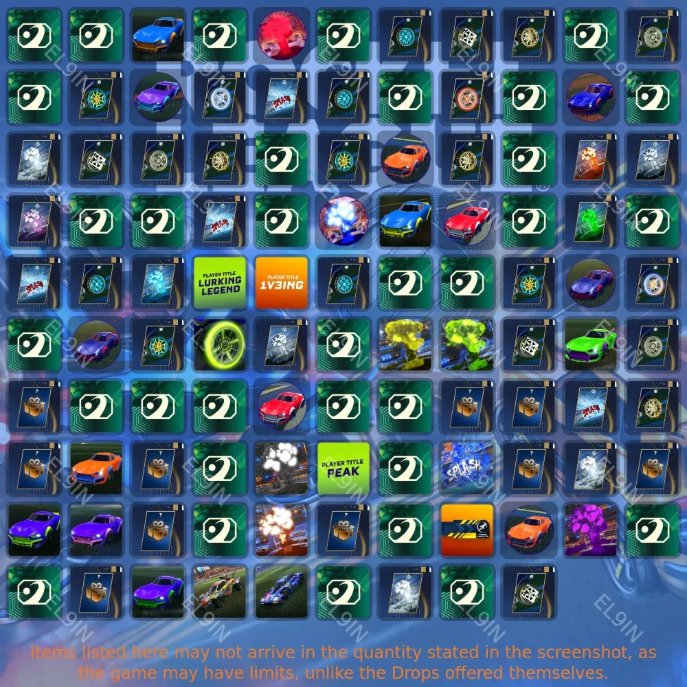 Rocket LeagueТвич Дропсы108 предметов + 