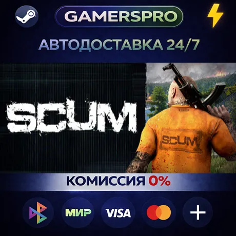 SCUM・ВЫБОР РЕГИОНА・STEAM GIFT АВТО・