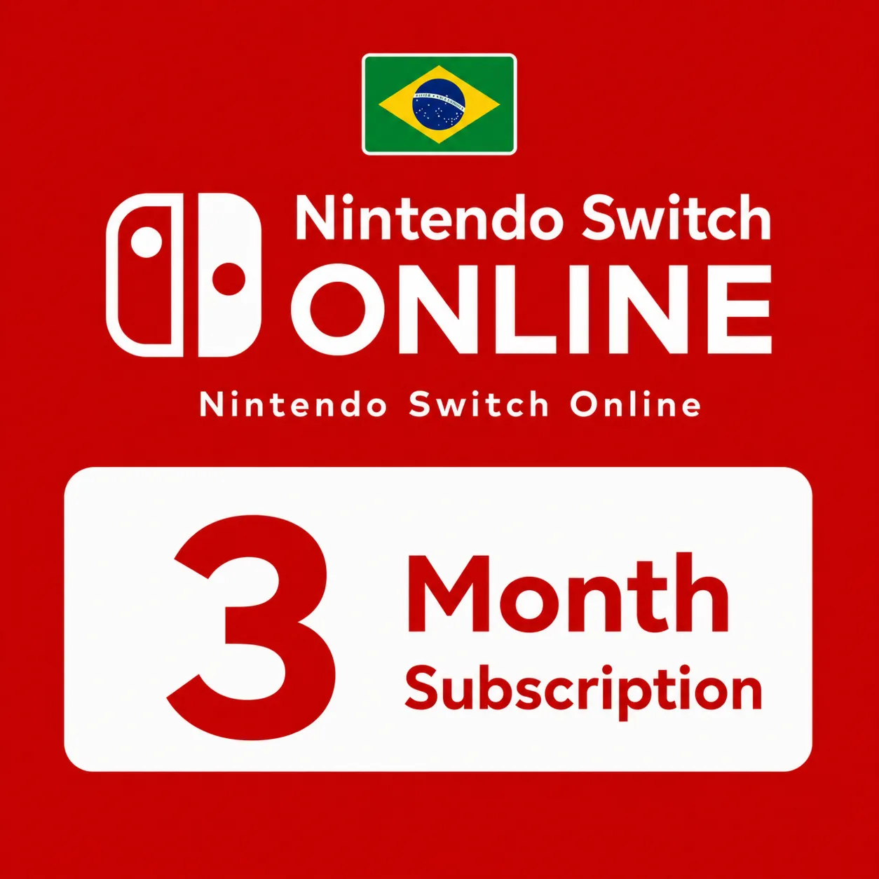  Nintendo Switch Online | 3 месяца | АВТО ВЫДАЧА | Бразилия