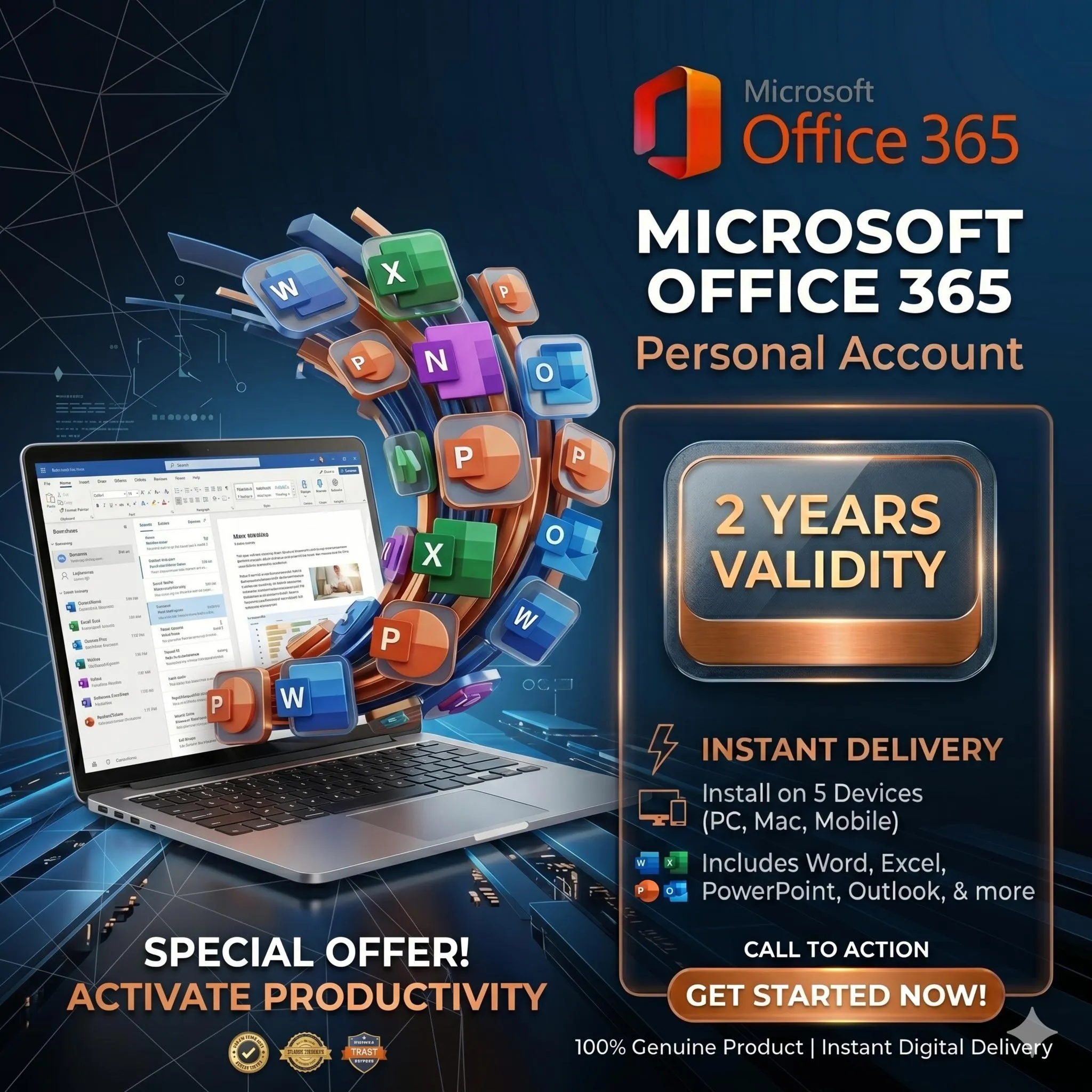 Microsoft Office 365 (PERSONAL ACCOUNT)
