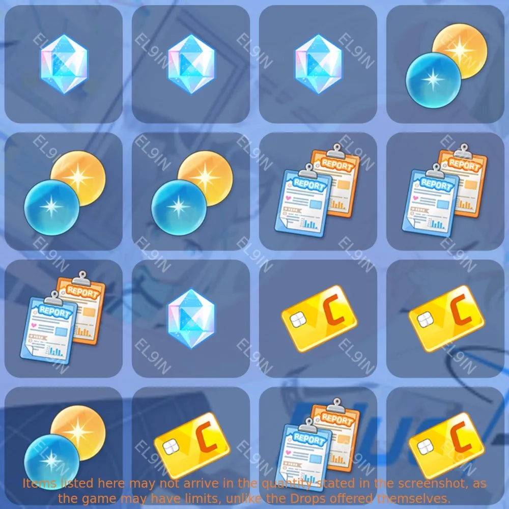 Blue ArchiveТвич Дропсы16 предметов + 