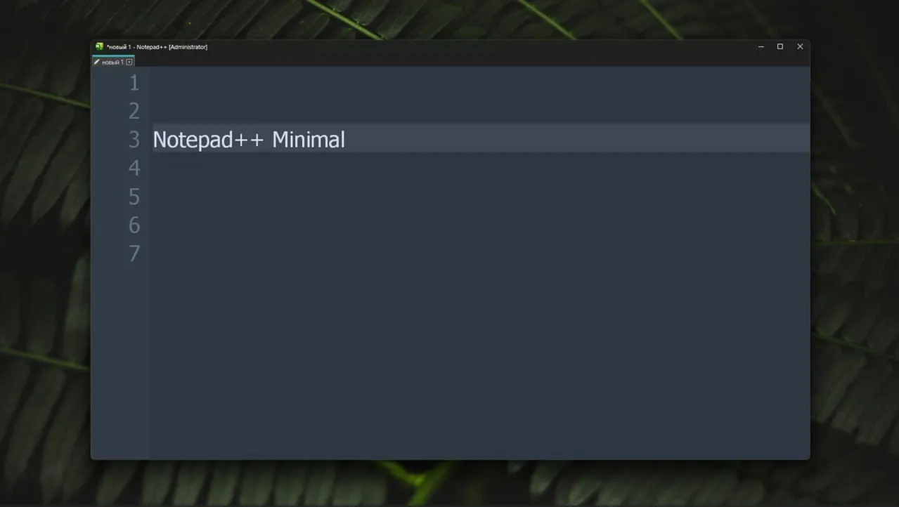 кастомный текстовый редактор NotePad ++