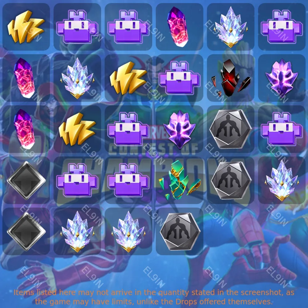 🌌MARVEL Contest of Champions⭐Твич Дропсы🌌28 предметов + 🎁
