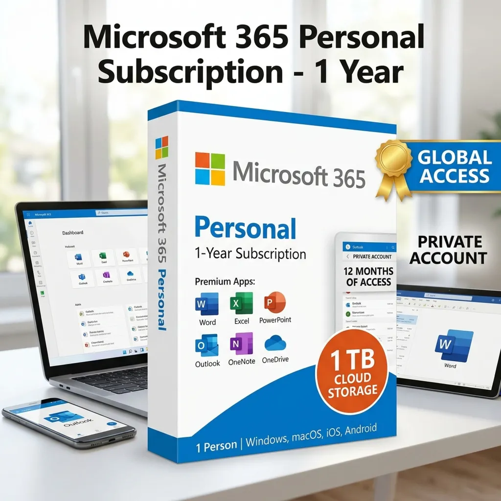Microsoft 365 Personal Subscription – 1 год | Приватный аккаунт | GLOBAL доступ