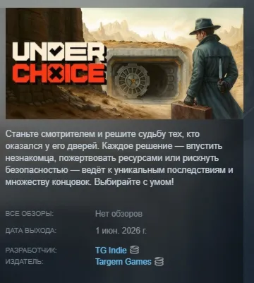 Underchoice АВТОДОСТАВКА STEAM РОССИЯ